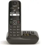 Gigaset AS690A, Analoges/DECT-Telefon, Kabelloses Mobilteil, 100 Eintragungen,