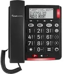 amplicomms BIGTel 48 Plus, Grotastentelefon Dark Grey - Grau