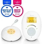 Alecto DBX120 - DECT Babyphone mit Full ECO-Modus und Display, wei&szlig;/blau -