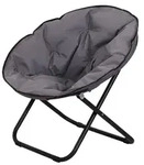 Outsunny Klappsessel Klappstuhl Campingstuhl Relaxsessel Polstersessel faltbar - Grau