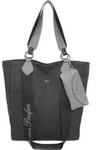 Fritzi aus Preu&szlig;en Schultertasche Handtasche Canvas Izzy02 Tote Black schwarz -