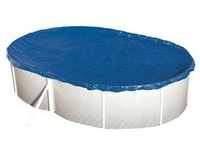 Steinbach Abdeckplane "Extra" für ovale Swimming Pool Stahlwandbecken blau 730 x 370