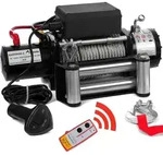 ROTFUCHS Elektrische Seilwinde 12v mit Funkfernbedienung &ndash; 5909 kg 13000 lbs, 6 PS