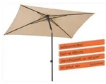Schneider Sonnenschirm Sevilla natur 240 x 140 cm - Beige