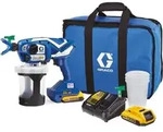 Graco Ultramax Farbpistole ( 2 X Dewalt 2Ah Akku + Ladung ) + Tasche
