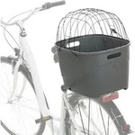 TRIXIE Hundefahrradkorb f&uuml;r Gep&auml;cktr&auml;ger mit verstellbarer Halterung - grau - 36