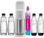 SodaStream Duo, Edelstahl, Wei&szlig;, 1 l, 60 l - Silber/Wei&szlig;