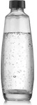 SodaStream 3000090, Karbonisiererflasche, Schwarz, Transparent, Glas, 1000 ml, 1