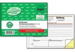 SIGEL SD120 Quittungen f&uuml;r Kleinunternehmer, ohne MwSt.-Ausweis, fortlfd. Nummer,