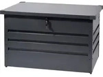 dobar Gro&szlig;e Metall-Gartentruhe Valor 300l, Kissenbox, Auflagenbox f&uuml;r die Terrasse,