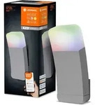 Ledvance LED Au&szlig;en-Wandleuchte Smart+ WiFi Curve RGB silber 9,3 x 10 cm - Rot