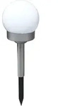 Globo Solarleuchte Kunststoff Silber metallic, 1xLED; 33770-3 - Wei&szlig;