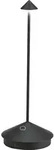 Zafferano Pina Tischlampe - Aufladbare LED Au&szlig;enlampe - 29 cm - Schwarz -...