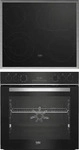 beko 7733982913, Beko Einbau Herdset 72L Glaskeramik Elektro Kochfeld...