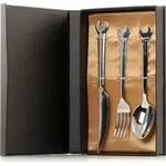 KS TOOLS Werkzeuge-Maschinen GmbH Besteck-Set, 3-tlg (11100) - Silber