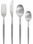 Blomus BesteckSet 16-tlg. Maxime, Besteck, L&ouml;ffel, Gabel, Messer, Edelstahl matt,