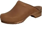 Sanita Damen Clog offen cognac Gr. 40 - Braun - 40
