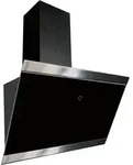 Dunstabzugshaube 60 cm kopffreie Schräghaube schwarz Respekta - Schwarz