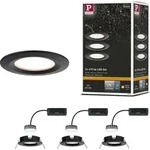 Paulmann LED Einbauleuchte Nova Plus Basisset starr - Schwarz