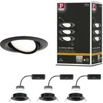 Paulmann LED Einbauleuchte Nova Plus Basisset schwenkbar - Schwarz