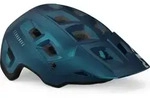MET Fahrradhelm Terranova MIPS , Teal Blau Schwarz Matt, M - Blau