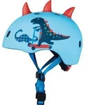 Micro Mobility Micro PC Helm 3D Scootersaurus, Helm mit offenem Visier,