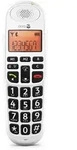Doro Phone EASY 100W Strahlungsarmes Schnurlostelefon, Rufnummernanzeige, 10h