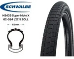 Schwalbe Super Moto-X 27,5x2,40 (62-584) HS439 Draht schwarz - Schwarz