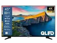 Telefunken QU43K800 43 Zoll QLED Fernseher / Smart TV (4K UHD, HDR Dolby Vision,