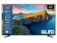 Telefunken QU55K800 55 Zoll QLED Fernseher / Smart TV (4K UHD, HDR Dolby Vision,