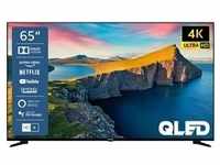 Telefunken QU65K800 65 Zoll QLED Fernseher / Smart TV (4K UHD, HDR Dolby Vision,
