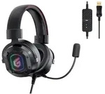 Conceptronic ATHAN 7.1-Kanal Surround Sound Gaming USB-Headset, Kabelgebunden,