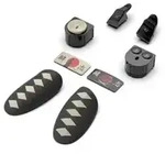 Thrustmaster eSwap Fighting Pack, PC, PlayStation 4, Paddel-Ersatzset, Schwarz, Grau,