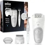 Braun Silk-&eacute;pil 5 5805, Silber, Wei&szlig;, 28 Pinzette, Akku, 100 - 240 V, Integrierte