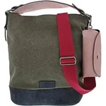 Fritzi aus Preu&szlig;en Schultertasche Canvas Izzy07 Olga Hobo Bag Olive olivgr&uuml;n -