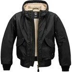 Brandit CWU Outdoorjacke Kapuzen Gr&ouml;&szlig;e XXL Farbe Schwarz - Schwarz - XXL