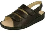 Herren Sandale Finn Comfort Sylt, Grey, Leder, NEU - Herrenschuhe Sandale /