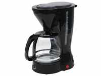 Kaffeemaschine Deski 800 Watt bis 12 Tassen 1,5 Ltr. Schwarz