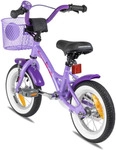 PROMETHEUS M&auml;dchenfahrrad ab 3 Jahre | 12 Zoll Kinder Fahrrad mit St&uuml;tzr&auml;der 