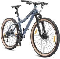 BIKESTAR Hardtail Aluminium Mountainbike 27.5 Zoll, 21 Gang Shimano Schaltung mit