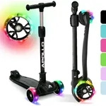 Apollo Kinderscooter KidsPro4 LED Roller - Schwarz - Schwarz