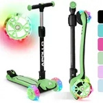 Apollo Kinderscooter KidsPro4 LED Roller -Gr&uuml;n - Gr&uuml;n