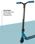 HUDORA Stunt Scooter XQ-12.1 - blau - robuster Stuntroller f&uuml;r Tricks
