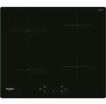 Whirlpool WS Q4860 NE, Schwarz, Integriert, 60 cm, Zonen-Induktionskochfeld,