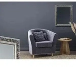 Wandspiegel TANJA mit Holzrahmen in Silber 55x70cm