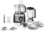 Bosch MC812M814, 3,9 l, Schwarz, Edelstahl, Transparent, Drehregler, 1,1 m,