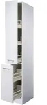 Flex Well Apothekerschrank Vorratsschrank Lucca BxTxH 30 x 57 x 200 cm wei&szlig;...