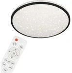 LED Deckenleuchte Dimmbar CCT Fernbedienung Sternendekor 48 W schwarz Briloner -