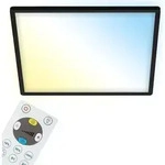 LED Panel Dimmbar Fernbedienung Ultraflach CCT 22 W schwarz Kunststoff Briloner -