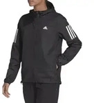 Adidas Windbreaker Damen Sport Laufjacke S - Schwarz - S